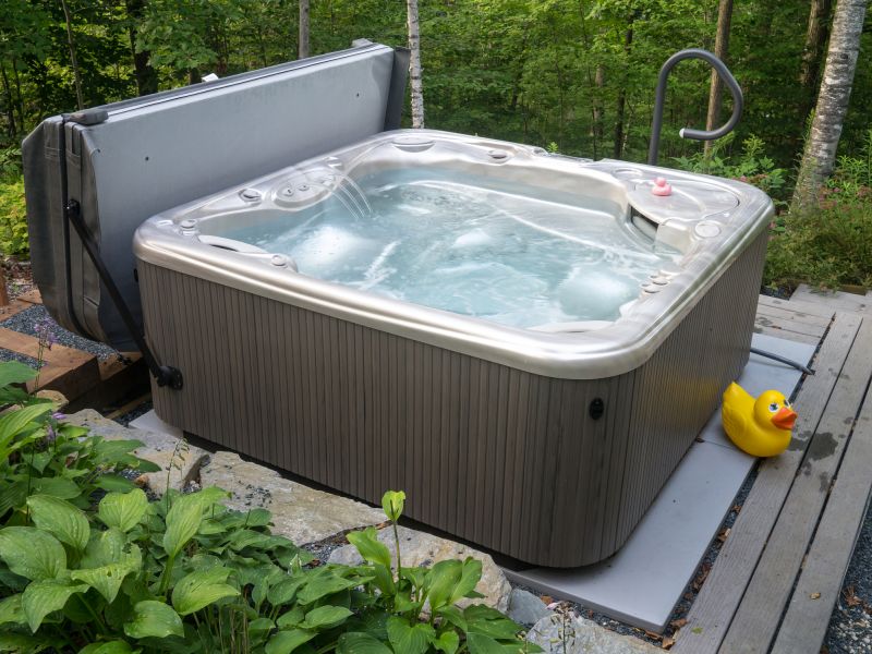 Outdoor Hot Tub Environment